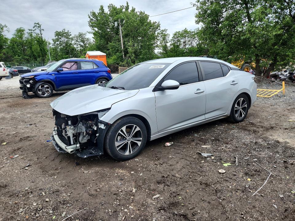 2022 Nissan Sentra მანქანა იყიდება აუქციონზე, vin: 3N1AB8CV1NY241733, აუქციონის ნომერი: 53969296