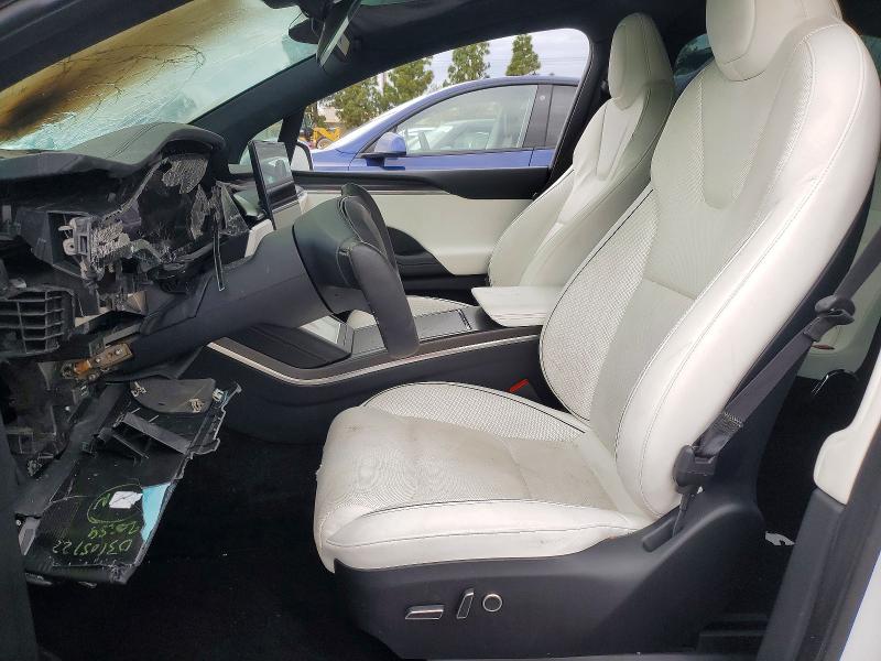 52537606 :رقم المزاد ، 7SAXCBE66NF344006 vin ، 2022 Tesla Model X مزاد بيع