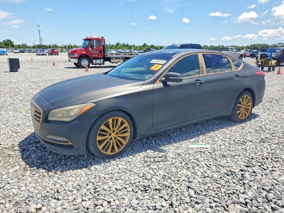 Auction sale of the 2015 Hyundai Genesis, vin: KMHGN4JFXFU026550, lot number: 55336316