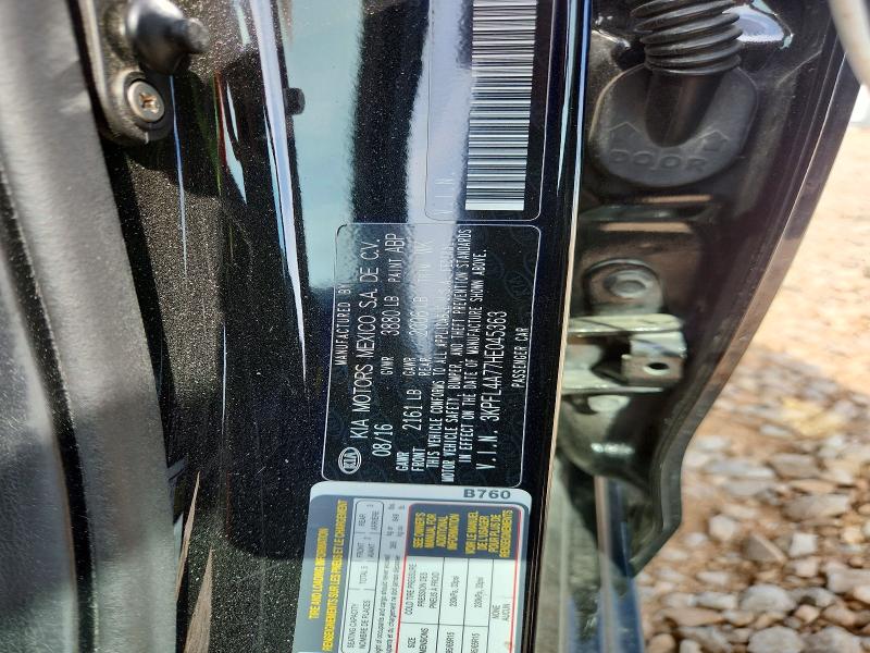 52391696 :رقم المزاد ، 3KPFL4A77HE045363 vin ، 2017 Kia Forte مزاد بيع