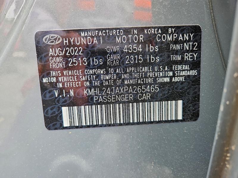 2023 Hyundai Sonata მანქანა იყიდება აუქციონზე, vin: KMHL24JAXPA265465, აუქციონის ნომერი: 52372256