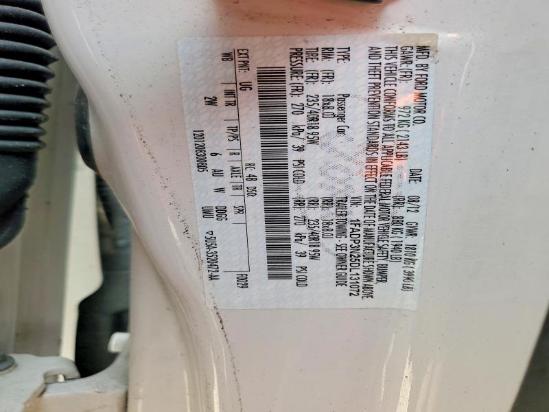 2013 Ford Focus მანქანა იყიდება აუქციონზე, vin: 1FADP3N25DL131072, აუქციონის ნომერი: 51354186