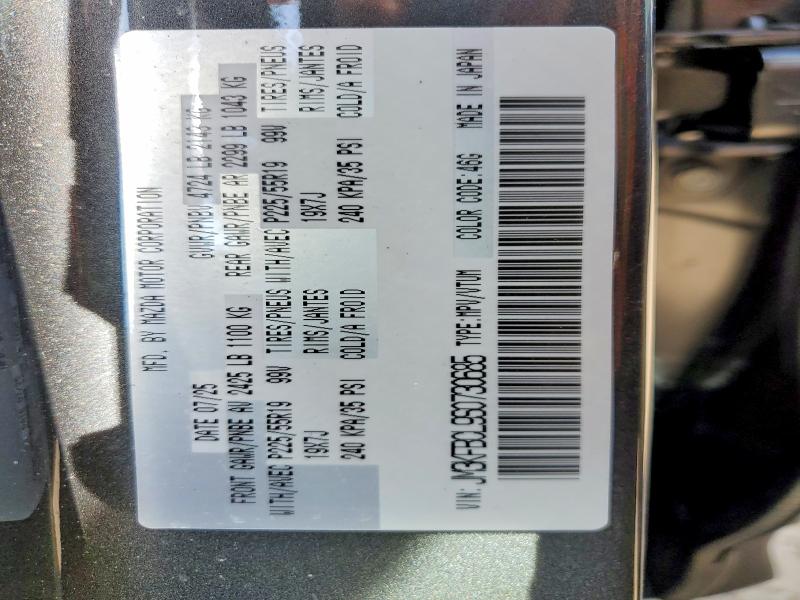 54984536 :رقم المزاد ، JM3KFBCL9S0730685 vin ، 2025 Mazda Cx-5 مزاد بيع