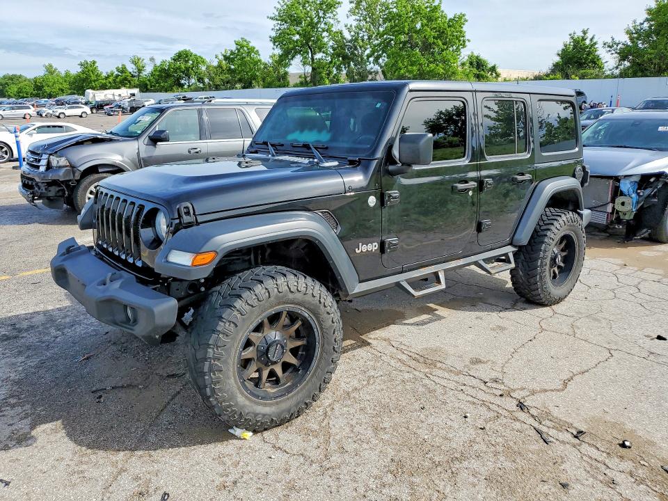 53590886 :رقم المزاد ، 1C4HJXDG1KW505268 vin ، 2019 Jeep Wrangler Unlimited مزاد بيع