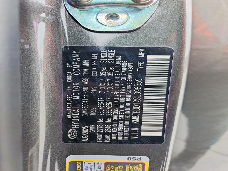 Продаж на аукціоні авто 2025 Hyundai Tucson, vin: KM8JBDD12SU396559, номер лоту: 52991586