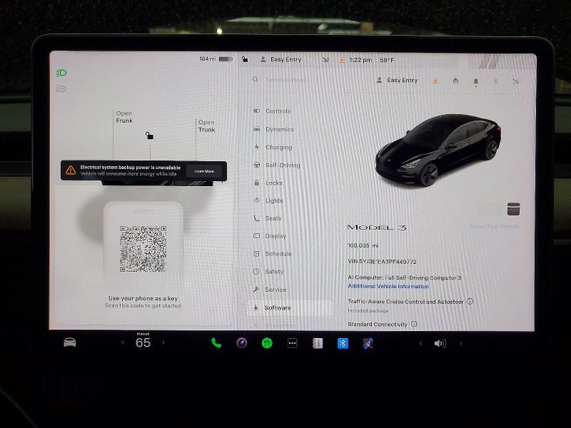 2023 Tesla Model 3 მანქანა იყიდება აუქციონზე, vin: 5YJ3E1EA3PF449772, აუქციონის ნომერი: 53447816