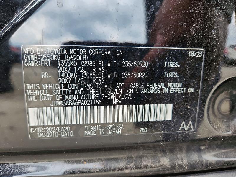 Продаж на аукціоні авто 2023 Subaru Solterra, vin: JTMABABA6PA021188, номер лоту: 53521576