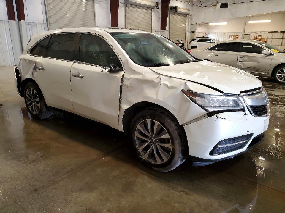 53329726 :رقم المزاد ، 5FRYD4H46EB018662 vin ، 2014 Acura Mdx مزاد بيع