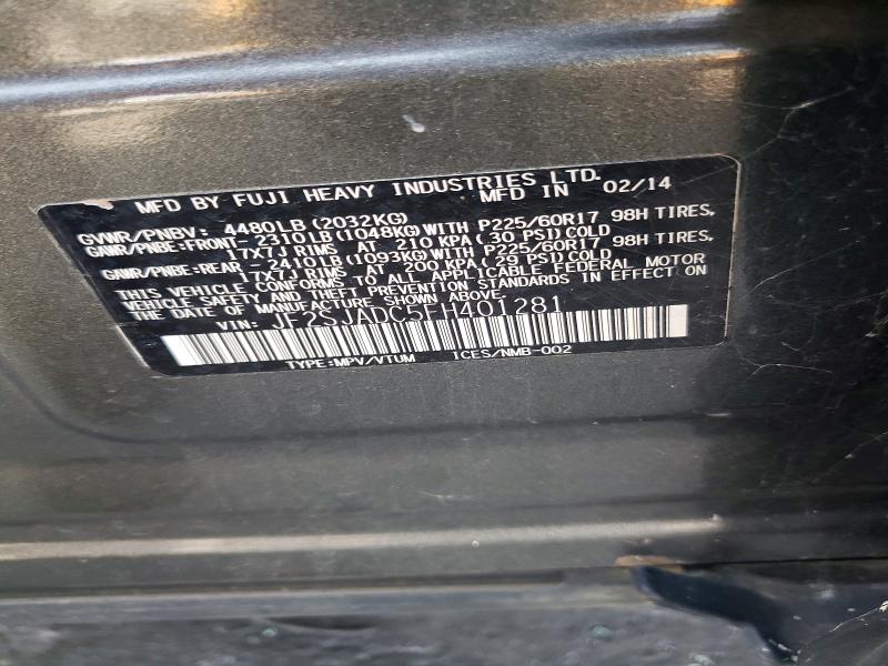 Продажа на аукционе авто 2015 Subaru Forester, vin: JF2SJADC5FH401281, номер лота: 54082196