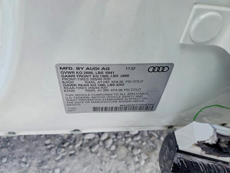 Продаж на аукціоні авто 2023 Audi Q5 E, vin: WA1E2AFY1P2067945, номер лоту: 53806966