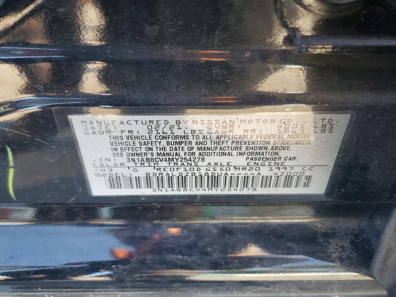 Aukcja sprzedaży 2021 Nissan Sentra, vin: 3N1AB8CV4MY254278, numer aukcji: 53929166