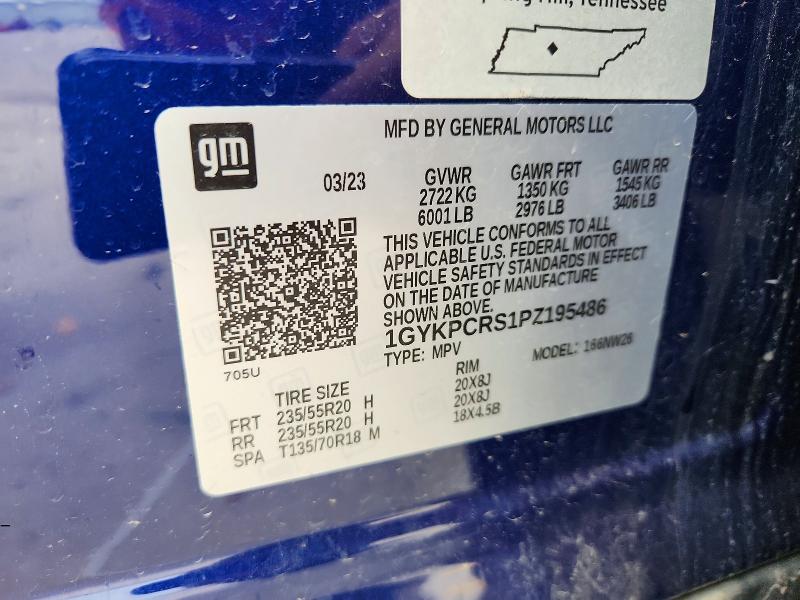 Продажа на аукционе авто 2023 Cadillac Xt6, vin: 1GYKPCRS1PZ195486, номер лота: 54343946