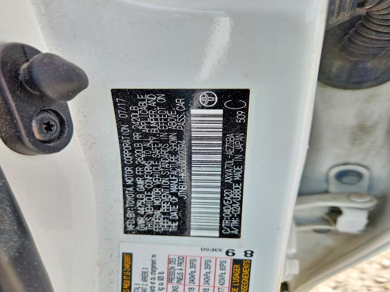 2018 Toyota Camry მანქანა იყიდება აუქციონზე, vin: JTNB11HK5J3022394, აუქციონის ნომერი: 54607716