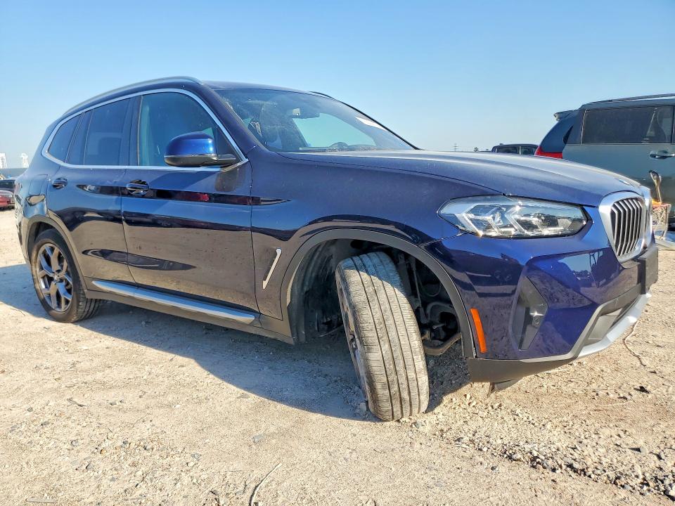2022 Bmw X3 მანქანა იყიდება აუქციონზე, vin: 5UX43DP0XN9M21134, აუქციონის ნომერი: 53090746
