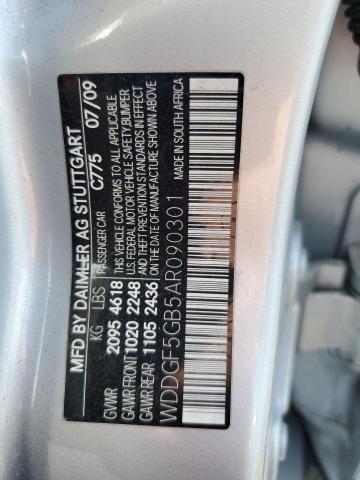 Aukcja sprzedaży 2010 Mercedes-benz C, vin: WDDGF5GB5AR090301, numer aukcji: 55424616