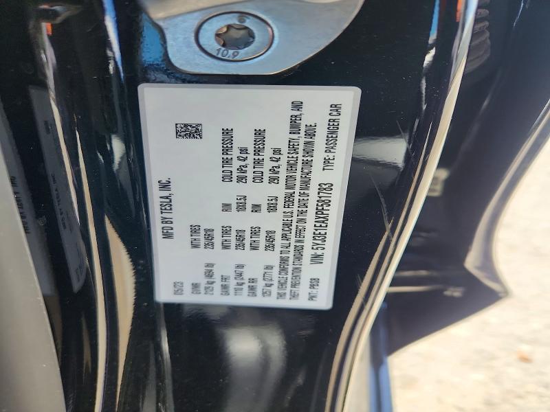 Продажа на аукционе авто 2023 Tesla Model 3, vin: 5YJ3E1EAXPF581783, номер лота: 55457126
