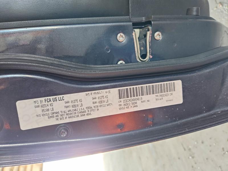53667306 :رقم المزاد ، 2C3CCAEGXGH248119 vin ، 2016 Chrysler 300c مزاد بيع