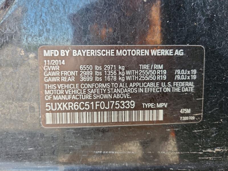 Продажа на аукционе авто 2015 Bmw X5, vin: 5UXKR6C51F0J75339, номер лота: 52451016