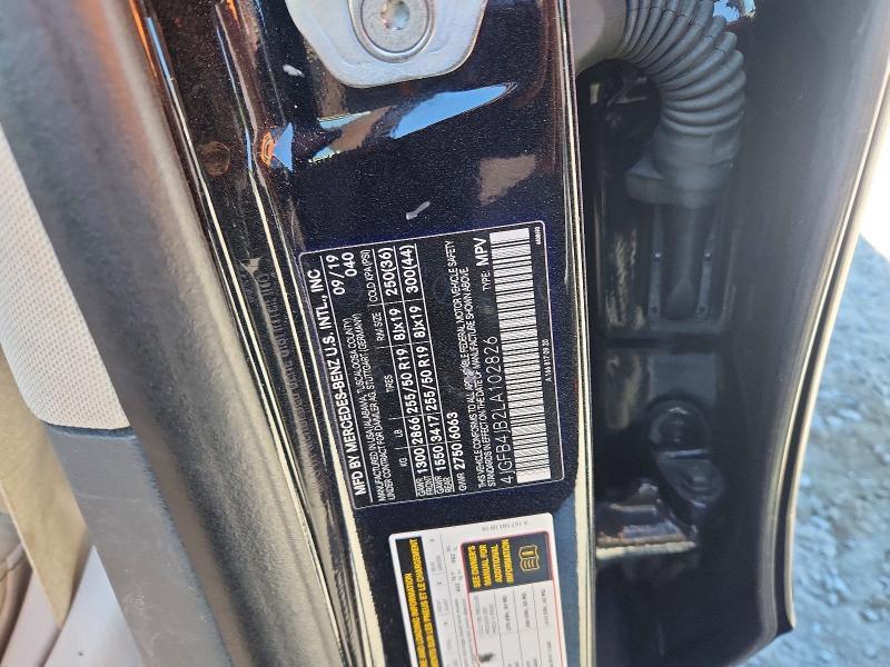Aukcja sprzedaży 2020 Mercedes-benz Gle, vin: 4JGFB4JB2LA102826, numer aukcji: 53744956