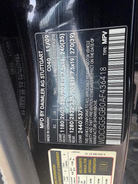 Продаж на аукціоні авто 2010 Mercedes-benz Glk, vin: WDCGG5GB0AF436418, номер лоту: 53132806