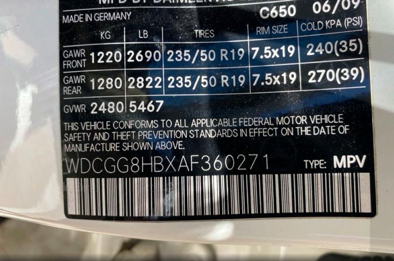 Продажа на аукционе авто 2010 Mercedes-benz Glk, vin: WDCGG8HBXAF360271, номер лота: 53852586