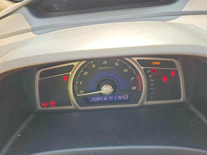 2008 Honda Civic მანქანა იყიდება აუქციონზე, vin: 1HGFA16568L005165, აუქციონის ნომერი: 53168376