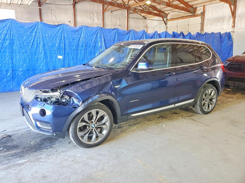 2016 Bmw X3 მანქანა იყიდება აუქციონზე, vin: 5UXWX9C57G0D83481, აუქციონის ნომერი: 52740436