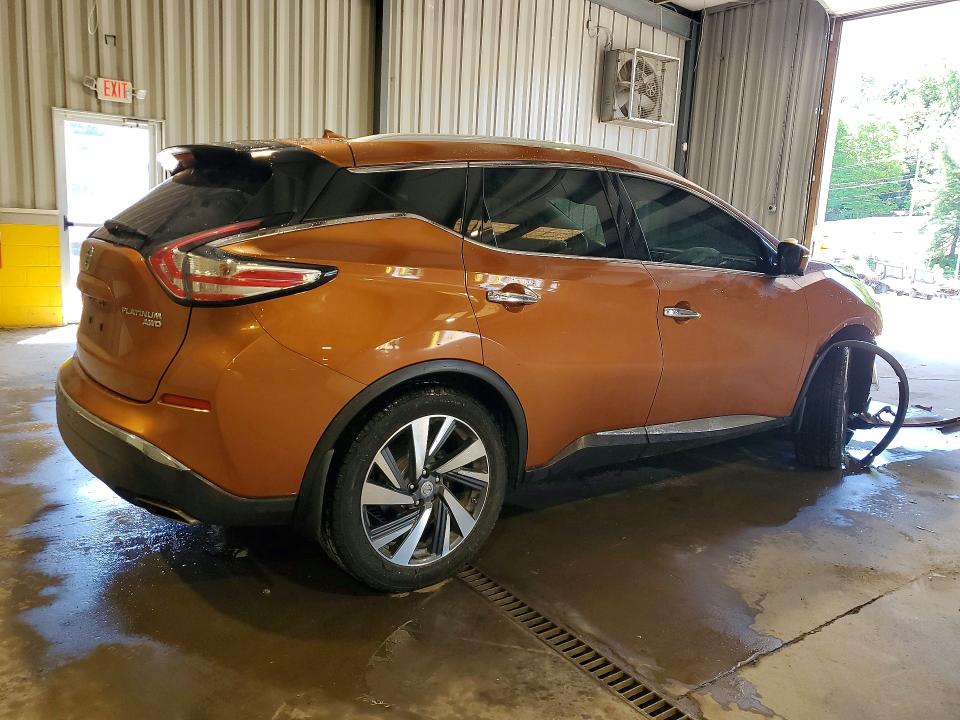 55284386 :رقم المزاد ، 5N1AZ2MH6FN251246 vin ، 2015 Nissan Murano مزاد بيع