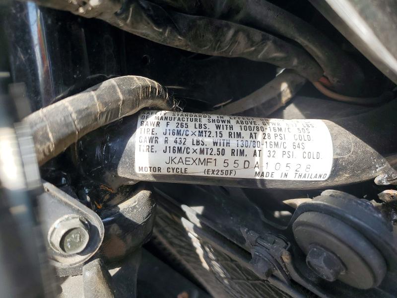Продажа на аукционе авто 2005 Kawasaki Ex250, vin: JKAEXMF155DA10528, номер лота: 52016276