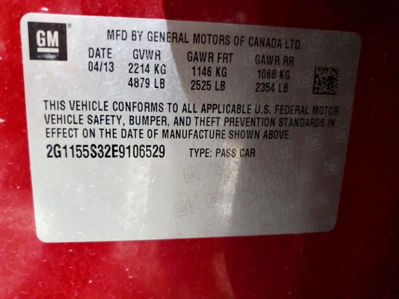 Продаж на аукціоні авто 2014 Chevrolet Impala, vin: 2G1155S32E9106529, номер лоту: 52551696