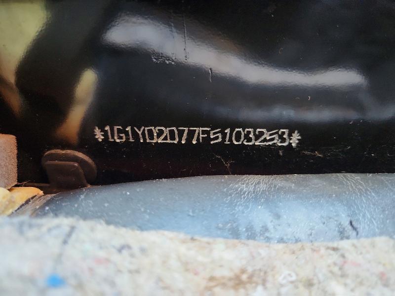 51488486 :رقم المزاد ، 1G1YD2D77F5103253 vin ، 2015 Chevrolet Corvette مزاد بيع