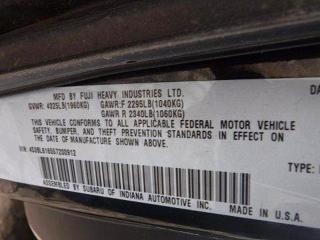 2005 Subaru Legacy მანქანა იყიდება აუქციონზე, vin: 4S3BL616557200912, აუქციონის ნომერი: 53360696