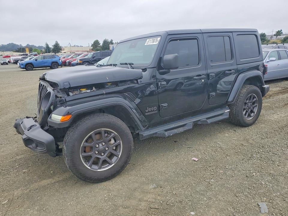 Продаж на аукціоні авто 2021 Jeep Wrangler Unlimited, vin: 1C4HJXDG0MW604358, номер лоту: 51179076