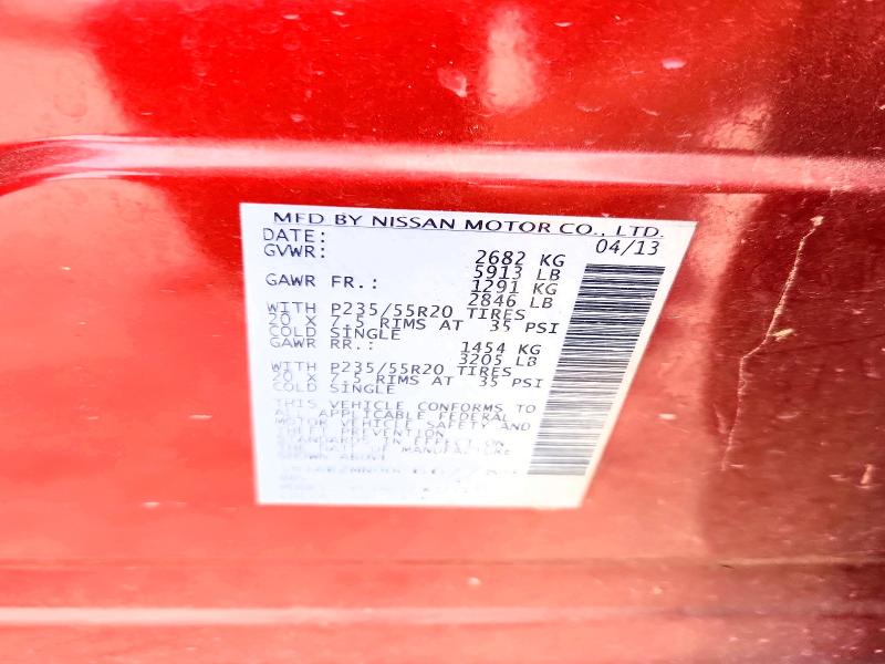 Продаж на аукціоні авто 2013 Nissan Pathfinder, vin: 5N1AR2MN0DC667789, номер лоту: 54341036