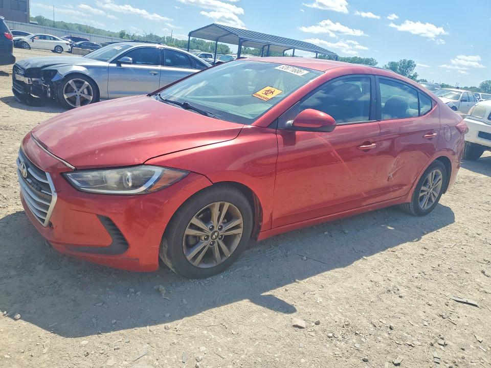 52871686 :رقم المزاد ، 5NPD84LF7HH120992 vin ، 2017 Hyundai Elantra مزاد بيع