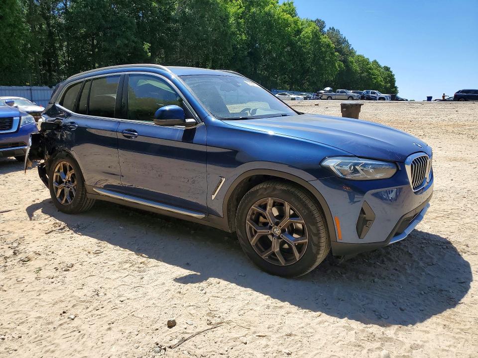 2022 Bmw X3 მანქანა იყიდება აუქციონზე, vin: 5UX43DP08N9H43161, აუქციონის ნომერი: 53554766