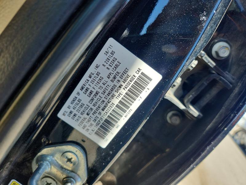 2012 Honda Accord მანქანა იყიდება აუქციონზე, vin: 1HGCP3F71CA002936, აუქციონის ნომერი: 54067676