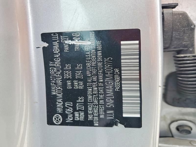 Aukcja sprzedaży 2021 Hyundai Elantra, vin: 5NPLM4AG7MH009775, numer aukcji: 53055786