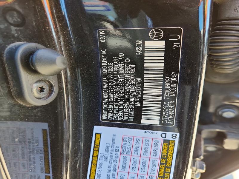 Продажа на аукционе авто 2019 Toyota C-hr, vin: NMTKHMBX1KR101520, номер лота: 53254916