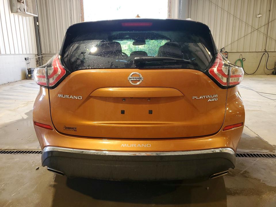 55284386 :رقم المزاد ، 5N1AZ2MH6FN251246 vin ، 2015 Nissan Murano مزاد بيع