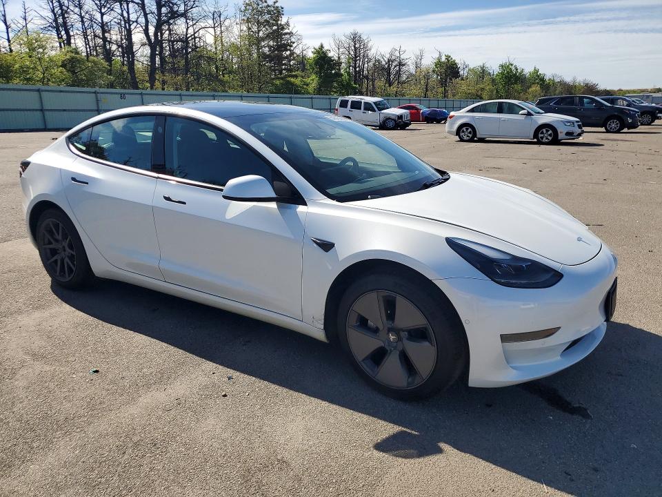 2021 Tesla Model 3 მანქანა იყიდება აუქციონზე, vin: 5YJ3E1EA6MF913360, აუქციონის ნომერი: 54643466