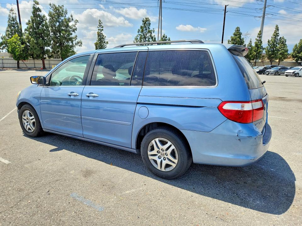 2007 Honda Odyssey მანქანა იყიდება აუქციონზე, vin: 5FNRL38747B037596, აუქციონის ნომერი: 55030276