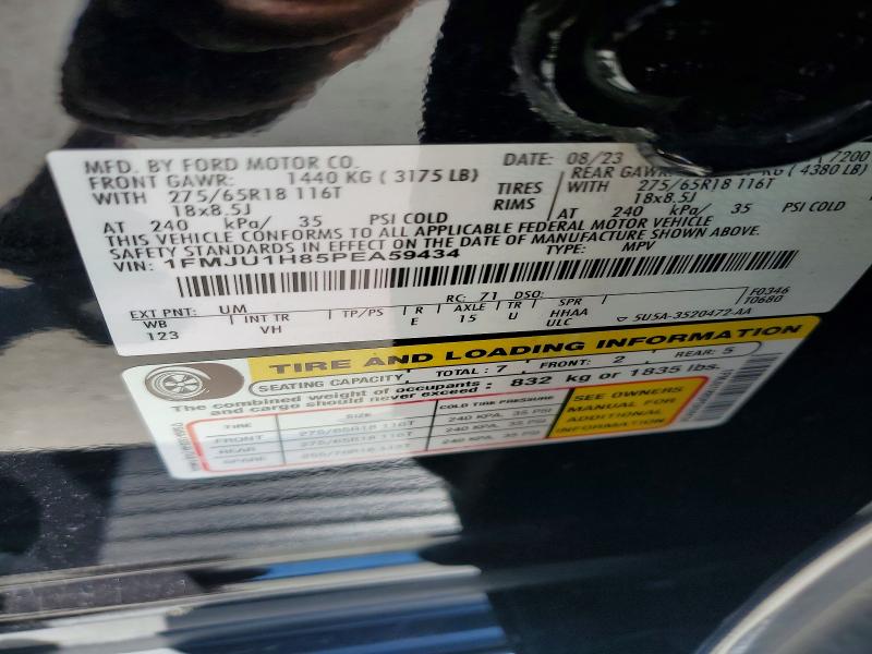 Aukcja sprzedaży 2023 Ford Expedition, vin: 1FMJU1H85PEA59434, numer aukcji: 53120606