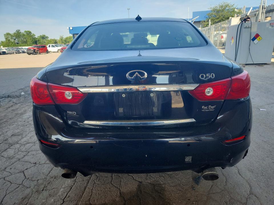 Auction sale of the 2014 Infiniti Q50, vin: JN1BV7AR1EM680753, lot number: 55362506
