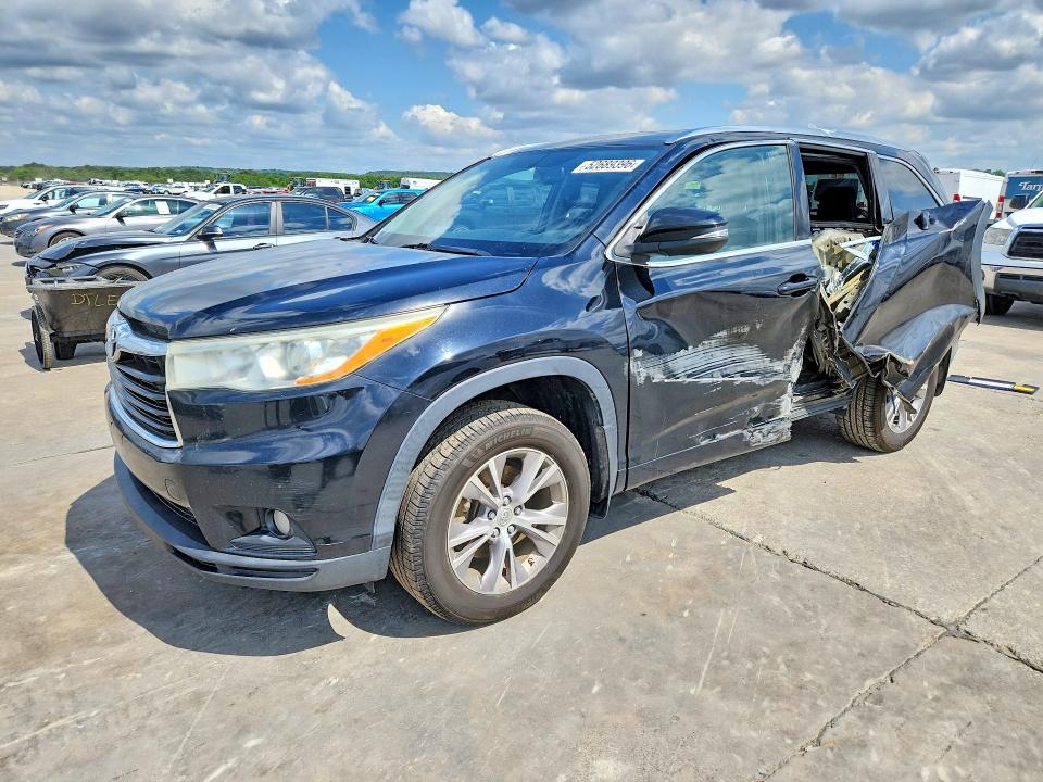 Продаж на аукціоні авто 2014 Toyota Highlander, vin: 5TDJKRFH6ES061440, номер лоту: 52689396