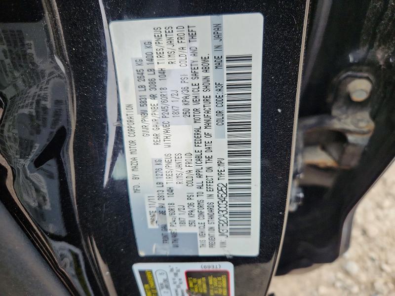 Aukcja sprzedaży 2012 Mazda Cx-9, vin: JM3TB2CA3C0345252, numer aukcji: 54436906