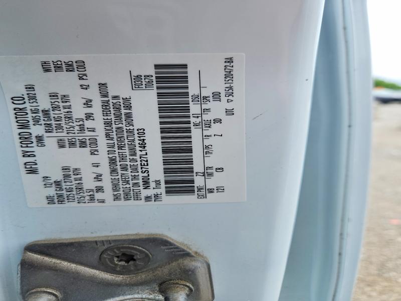 54848546 :رقم المزاد ، NM0LS7E27L1464103 vin ، 2020 Ford Transit Connect مزاد بيع