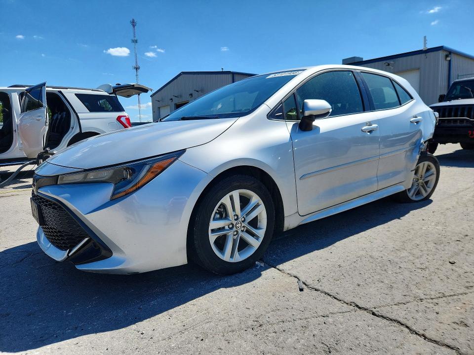 53101956 :رقم المزاد ، JTNK4RBE7K3037733 vin ، 2019 Toyota Corolla Hatchback مزاد بيع