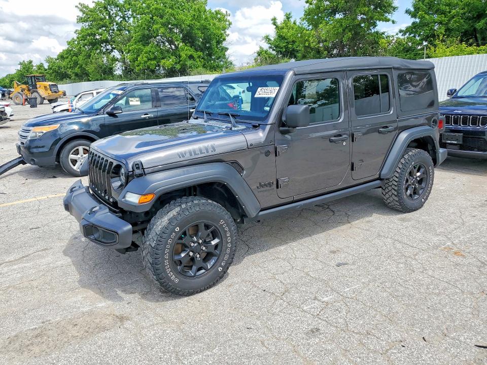 Продаж на аукціоні авто 2021 Jeep Wrangler Unlimited, vin: 1C4HJXDN5MW817014, номер лоту: 54659926