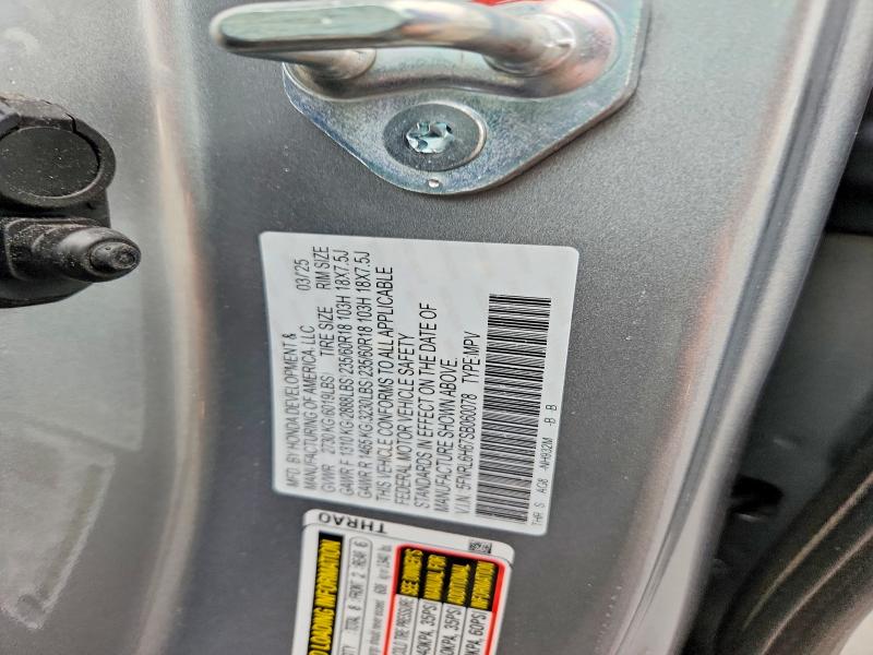 Aukcja sprzedaży 2025 Honda Odyssey, vin: 5FNRL6H67SB060078, numer aukcji: 54304946